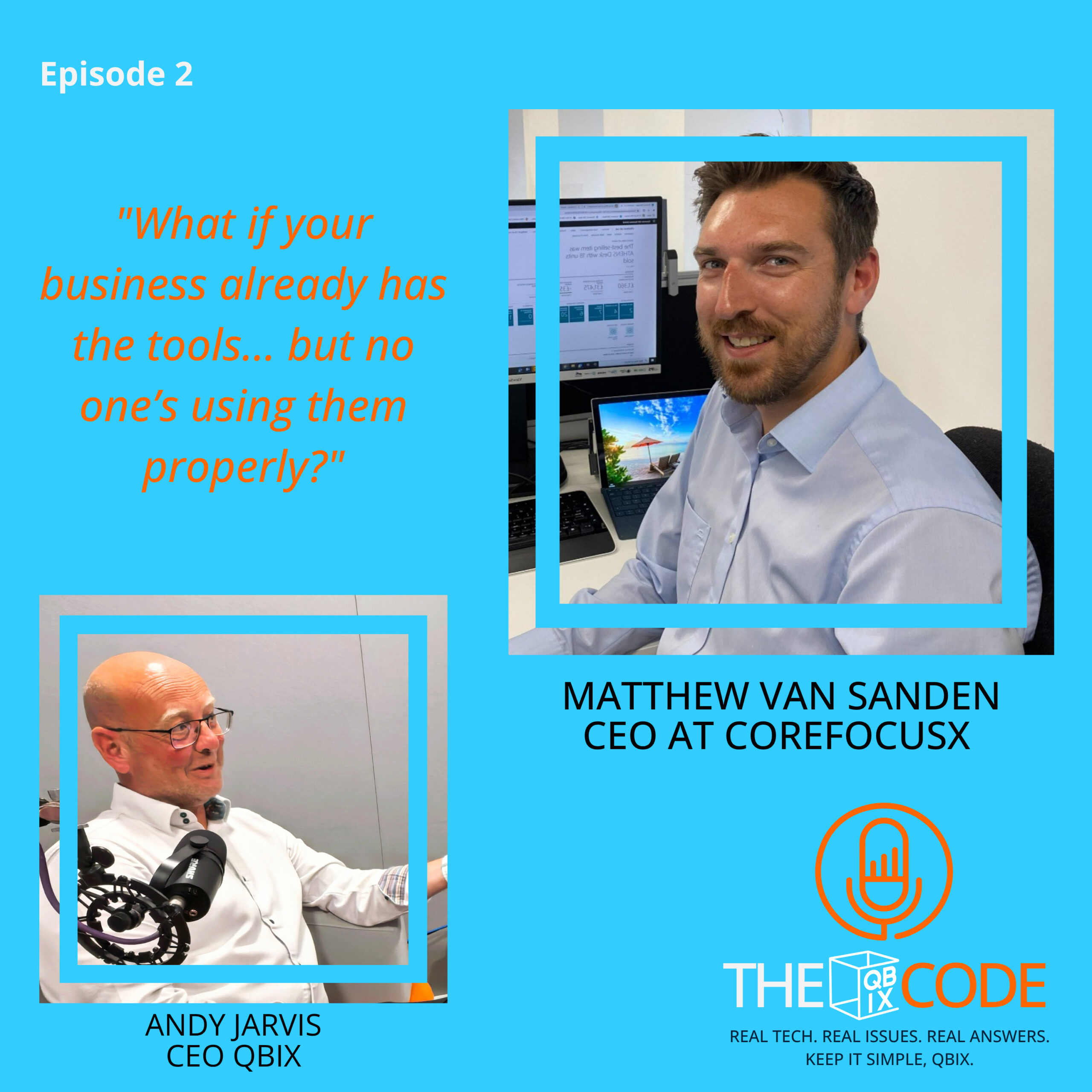 The QBIX Code with Matt Van Sanden (CorefocusX)